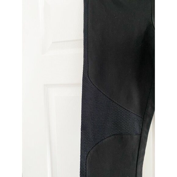 Helmut Lang Mesh Panelled Leggings in Black, size Medium - Picture 2 of 5